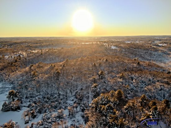 Winter Sunset Over Essex, MA